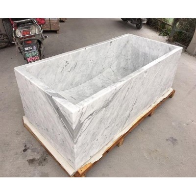 High quality freestanding natural stone marble bathtub for sale